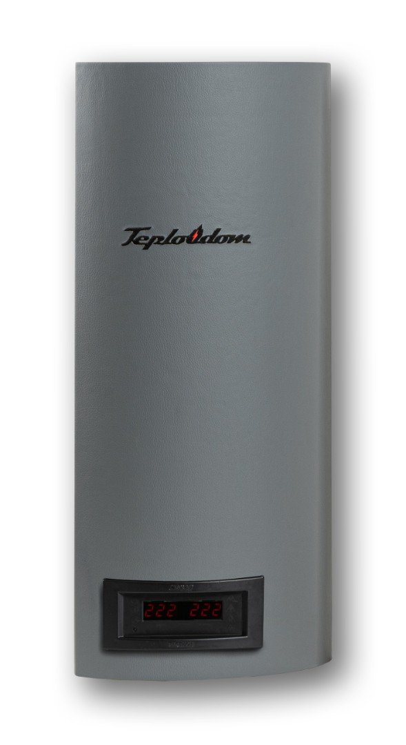 Настенный электрический котел Бастион Teplodom i-TRM SILVER StS 12 Gray — фото 1