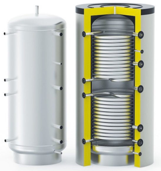 Изображение товара Буферный накопитель S-tank HFWT Duo 300 с теплом որոնցником для солнечных коллекторов