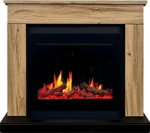 Каминокомплект Royal Flame Bergen 23 (Разборный) с очагом 5D V-ART 25 дуб галифакс