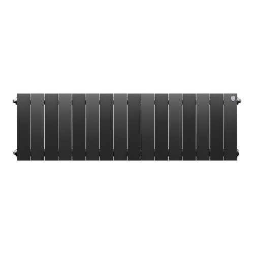 Биметаллический радиатор отопления Royal Thermo PianoForte 300 Черный 16 секций — фото 2