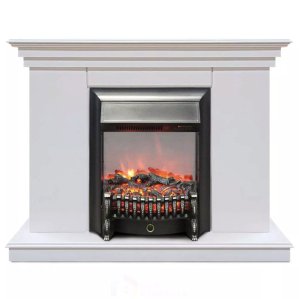 Каминокомплект Хорошие Камины Марс с очагом RealFlame Fobos Lux BL S белый