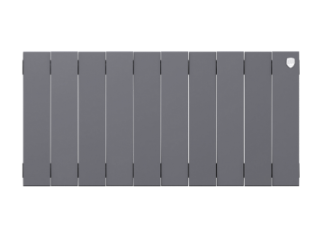Биметаллический радиатор отопления Royal Thermo PianoForte 300 10 секций Silver Satin