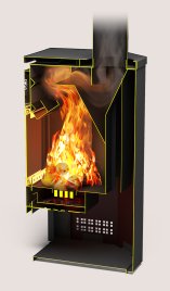 Печь-камин Теплодар Кадриль