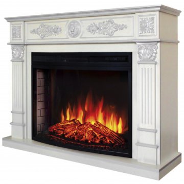 Каминокомплект RealFlame Leonardo 33 WT с очагом FireSpace 33 SIR