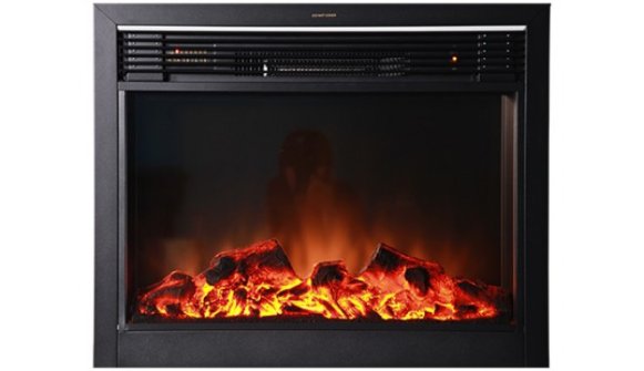 Каминокомплект Interflame Экстер темный дуб угловой с очагом Jupiter FX M Black