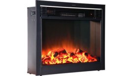 Каминокомплект Interflame Экстер темный дуб угловой с очагом Jupiter FX M Black