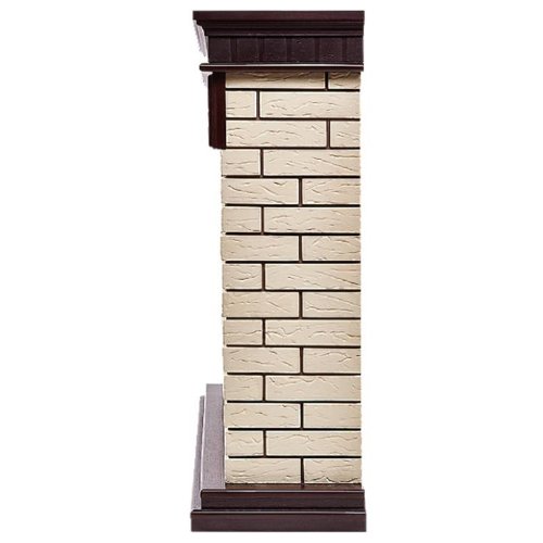 Каминокомплект Firelight Bricks 25 с очагом Electrolux EFP/P-2720RLS N камень бежевый/шпон темный дуб — фото 3