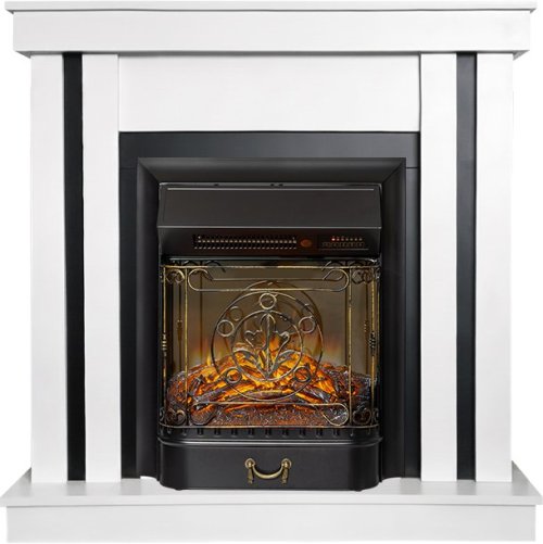 Каминокомплект Royal Flame Cosmo (Разборный) с очагом Majestic FX M Black RC белый с черным — фото 1
