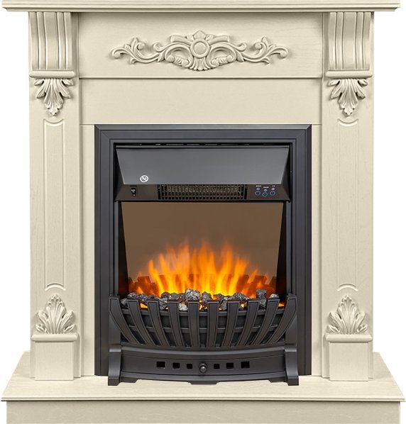 Каминокомплект Royal Flame Palermo SFT (Разборный) c очагом Aspen Black слоновая кость — фото 1