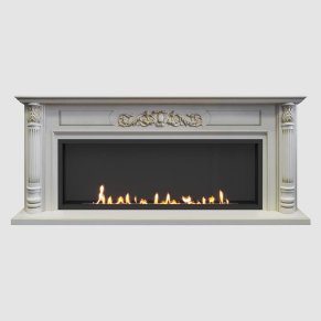 Встроенный портальный биокамин SteelHeat Oxford Long стемалит
