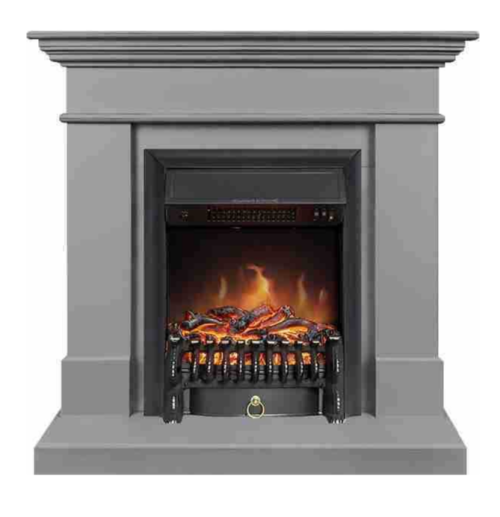 Каминокомплект Royal Flame California STD CRM (Разборный) с очагом Fobos FX Black санд грей — фото 1