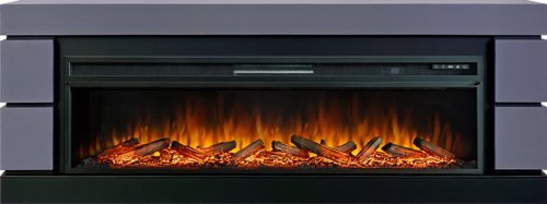 Каминокомплект Royal Flame Modern 60 (Разборный) с очагом Vision 60 LOG LED серый графит с черным — фото 1