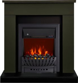 Каминокомплект Royal Flame Bergen c очагом Aspen Black темная олива
