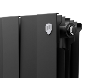 Биметаллический радиатор отопления Royal Thermo PianoForte 300 черный 12 секций