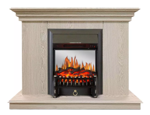 Каминокомплект Хорошие Камины Марс с очагом Royal Flame Fobos FX M Black сосна — фото 1