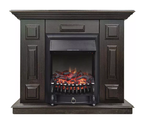 Каминокомплект Хорошие Камины Юпитер с очагом Royal Flame Fobos FX Black венге — фото 1