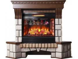 Каминокомплект Interflame Exter угловой под очаг Panoramic 08 25 LED FX