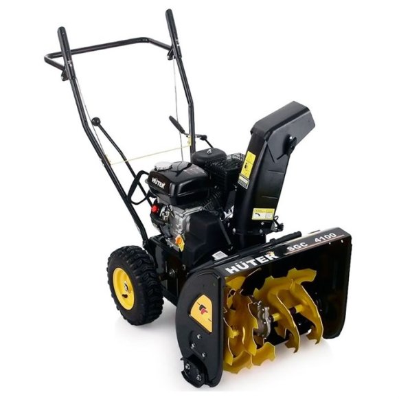 Изображение товара Мощный бензиновый снегоуборщик Huter SGC 4100 7 л.с. 56 см ширина