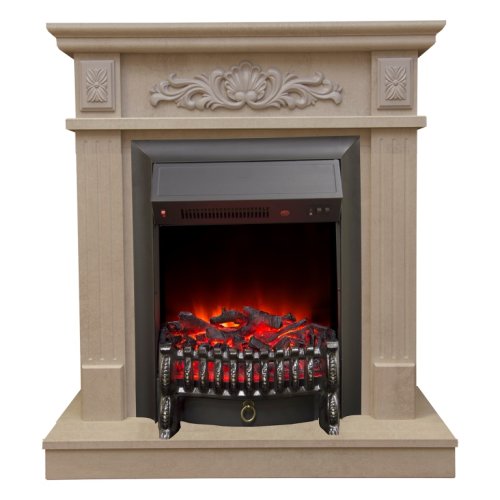 Каминокомплект RealFlame Adelaida STD/EUG WT с очагом Fobos Lux Black S Каминокомплект RealFlame Adelaida STD/EUG WT с очагом Fobos Lux Black S