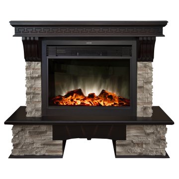 Каминокомплект RealFlame Rockland 26 с очагом MoonBlaze LUX Black/Brass