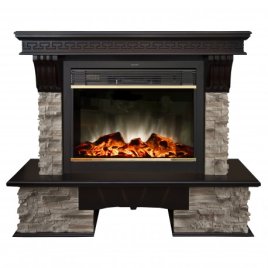 Каминокомплект RealFlame Rockland 26 с очагом MoonBlaze LUX Black/Brass
