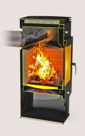 Печь-камин Теплодар Танго