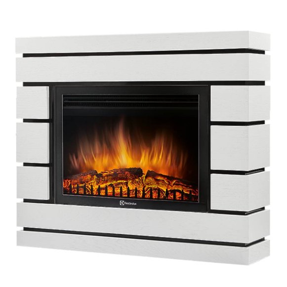 Изображение товара Каминокомплект Firelight Moderno 30 с очагом EFP/P-3020LS шпон белый дуб