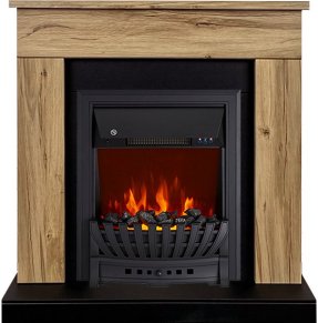 Каминокомплект Royal Flame Bergen c очагом Aspen Black дуб галифакс