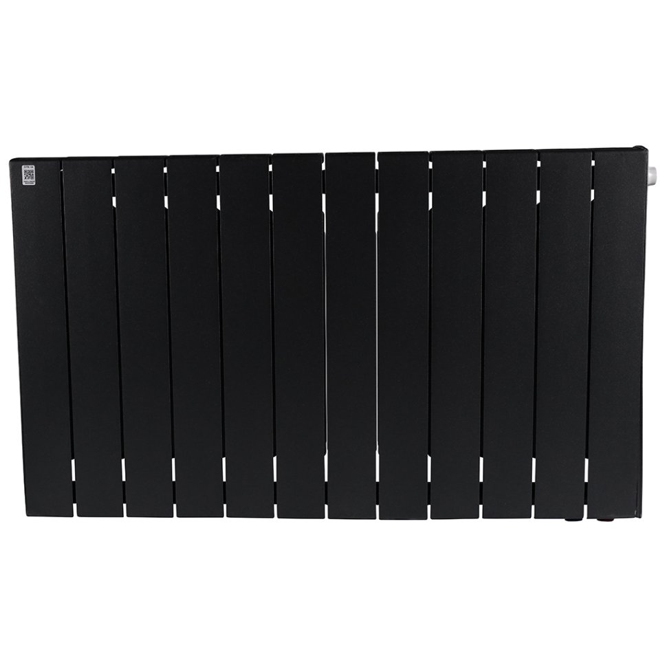 Биметаллический радиатор отопления Rifar Supremo Ventil SVR 500 12 секций нижнее правое подключение антрацит