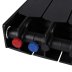 Биметаллический радиатор отопления Rifar Supremo Ventil SVR 500 12 секций нижнее правое подключение антрацит