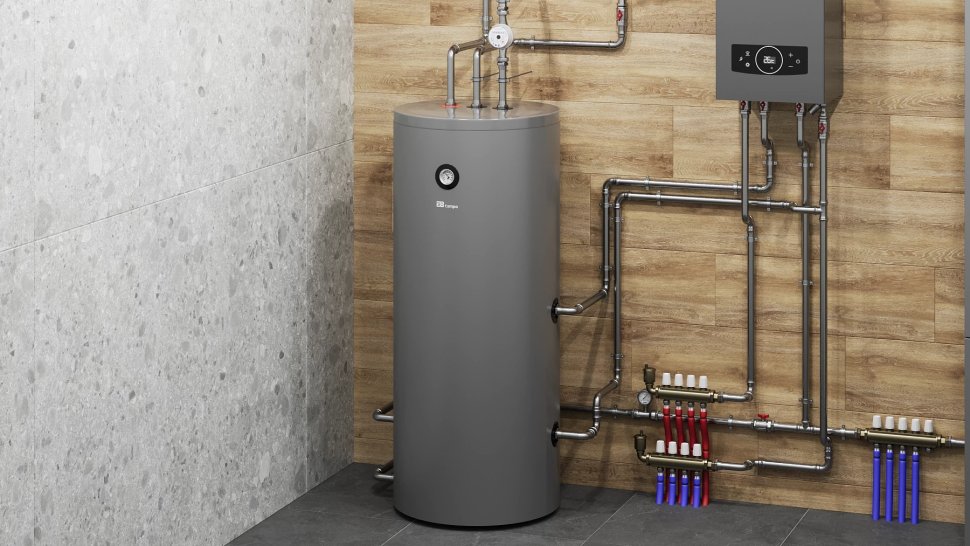 Бойлер косвенного нагрева E8 tempo ETS-200L серый