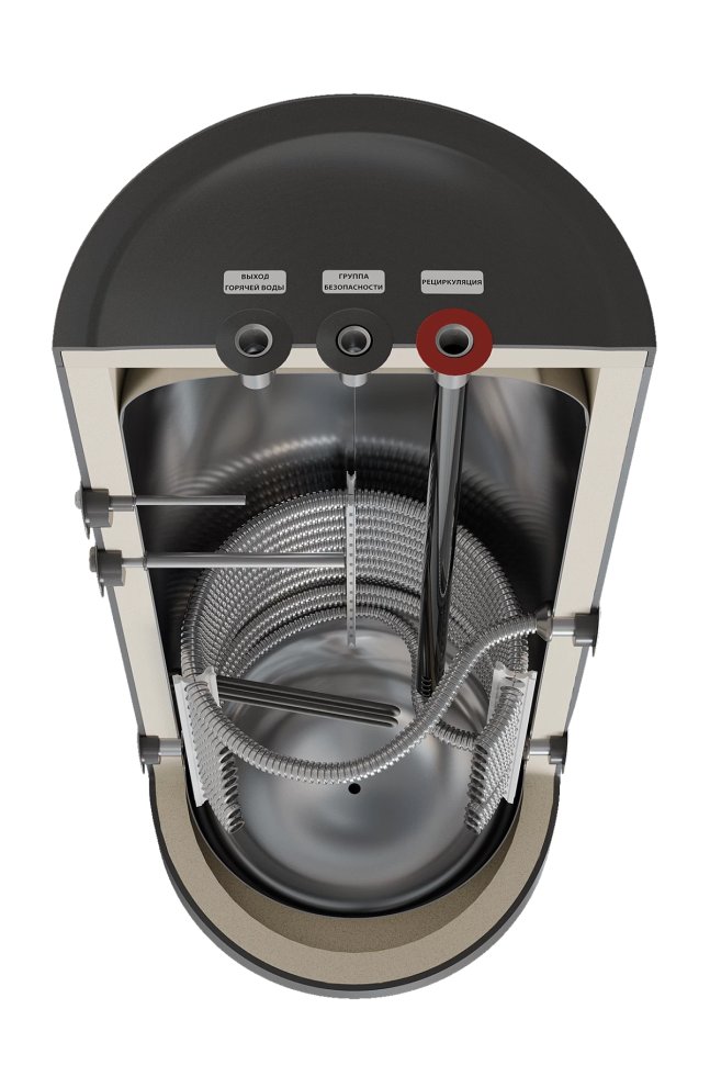 Бойлер косвенного нагрева E8 tempo ETS-200L серый