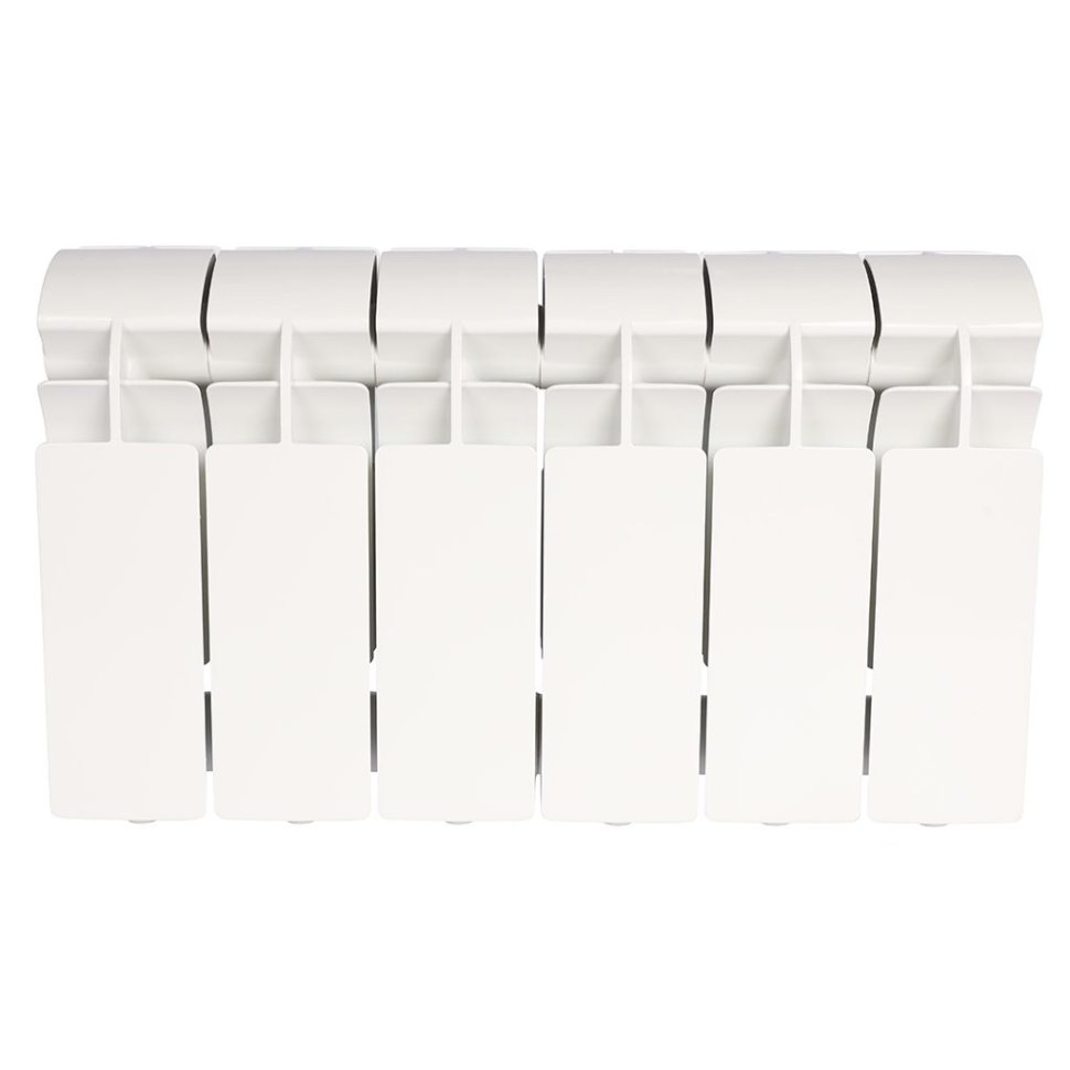 Радиатор алюминиевый Global VOX-R 200 6 секций боковое подключение белый RAL 9010