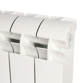 Радиатор алюминиевый Global VOX-R 200 6 секций боковое подключение белый RAL 9010
