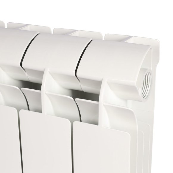 Радиатор алюминиевый Global VOX-R 200 6 секций боковое подключение белый RAL 9010