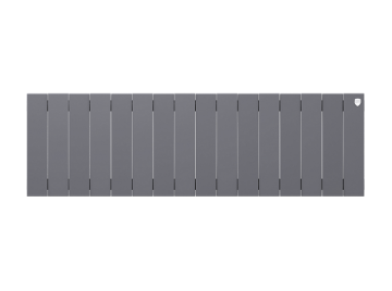 Биметаллический радиатор отопления Royal Thermo PianoForte 300 16 секций Silver Satin