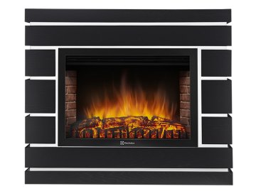 Каминокомплект Firelight Moderno 30 с очагом EFP/P-3020LS шпон чёрный дуб