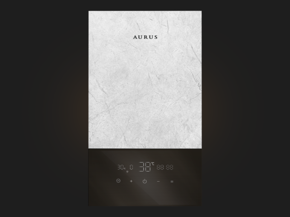Проточный водонагреватель AURUS AWH I 8.8 IN White Marble — фото 1