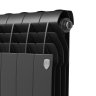 Биметаллический радиатор отопления Royal Thermo BiLiner 500 VR80 12 секций Noir Sable