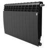 Биметаллический радиатор отопления Royal Thermo BiLiner 500 VR80 12 секций Noir Sable
