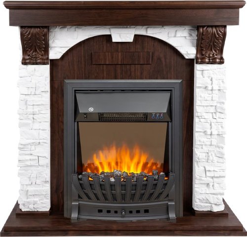 Каминокомплект Royal Flame Dublin STD SFT (Разборный) с очагом Aspen Black мореный дуб/сланец — фото 1