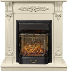 Каминокомплект Royal Flame Palermo SFT (Разборный) c очагом Majestic FX M Black RC слоновая кость