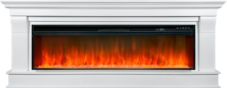 Каминокомплект Royal Flame Monaco 60 (Разборный) с очагом Vision 60 LED белый — фото 1