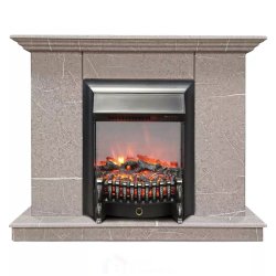 Каминокомплект Хорошие Камины Марс с очагом RealFlame Fobos Lux BL S мрамор