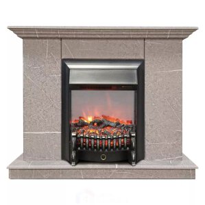 Каминокомплект Хорошие Камины Марс с очагом RealFlame Fobos Lux BL S мрамор