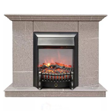 Каминокомплект Хорошие Камины Марс с очагом RealFlame Fobos Lux BL S мрамор
