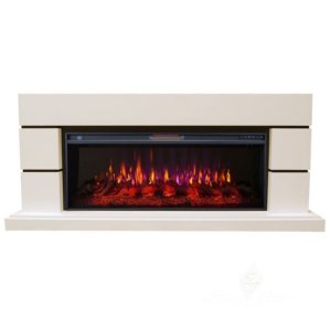 Изображение товара Каминокомплект Interflame Норд бежевый с очагом FreeSpace 50 LED FX QZ