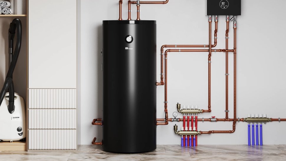 Бойлер косвенного нагрева E8 tempo ETS-200L черный