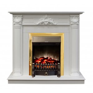 Изображение товара Каминокомплект RealFlame Stefania с очагом Fobos Lux S Brass