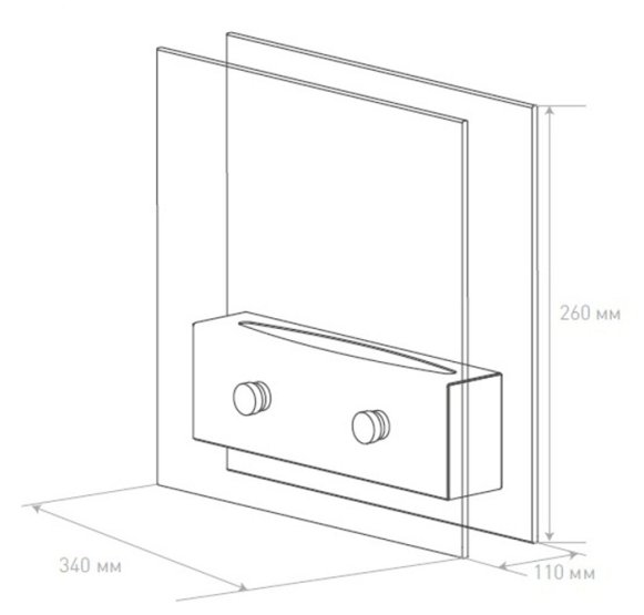 Биокамин Silver Smith Simple Black